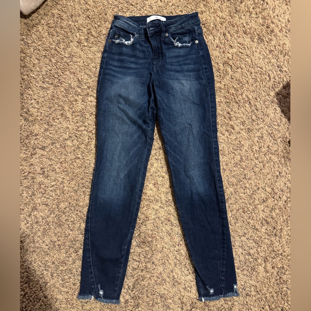 Kancan women’s dark wash skinny Jeans